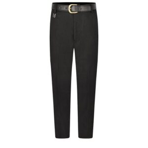 Men’s Fixed Waist Trousers – Black