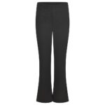 Black Rib Hipster Trouser