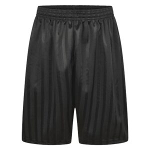 Black Shadow Stripe PE Shorts