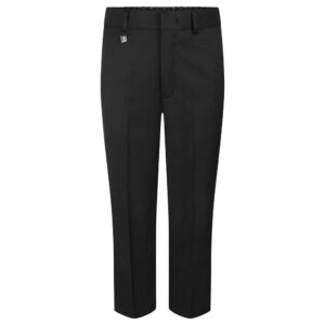 Waist Adjuster Boys’ Trousers – Black