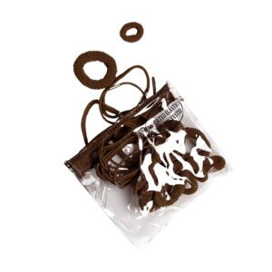 Pack of Brown Ponio Hairband Bags
