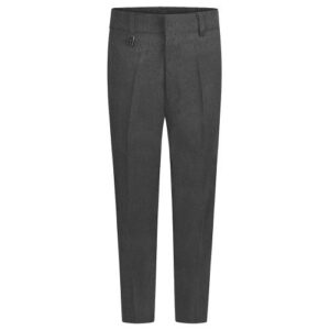 Slim Fit Boys’ Trousers – Grey