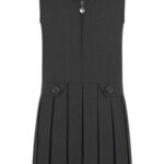 Grey Zip Front Pinafore