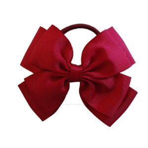 Maroon Hair Tie with Bow
